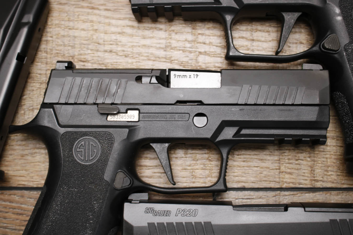 SIG SAUER P320 X-Carry 9mm Optic Ready Police Trade-in Pistols with Two Mags