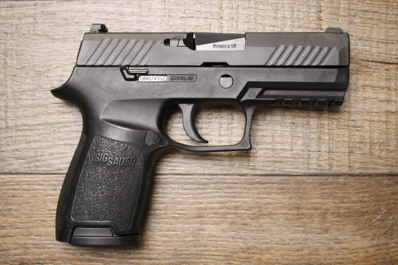 SIG SAUER P320 Compact 9mm Police Trade-in Pistol with Two Magazines