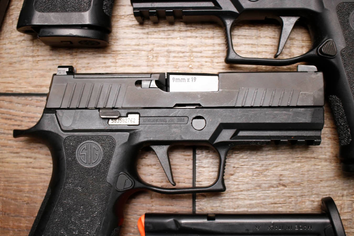 SIG SAUER P320 X Carry 9mm Optic Ready Police Trade-In Pistols with Night Sights (Very Good Condition)