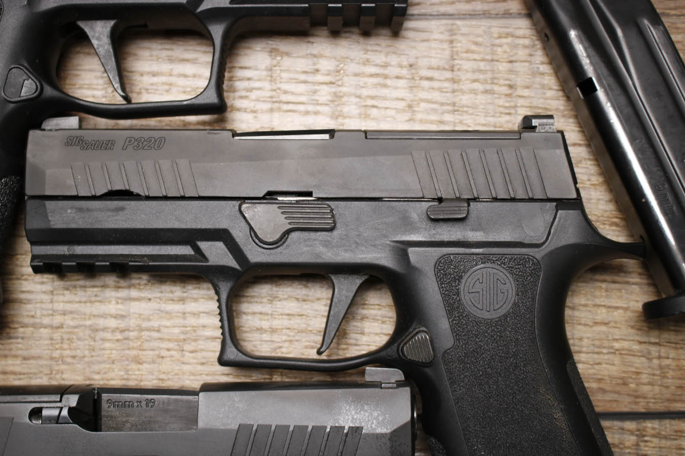 SIG SAUER P320 X Carry 9mm Optic Ready Police Trade-In Pistols with Night Sights (Good Condition)