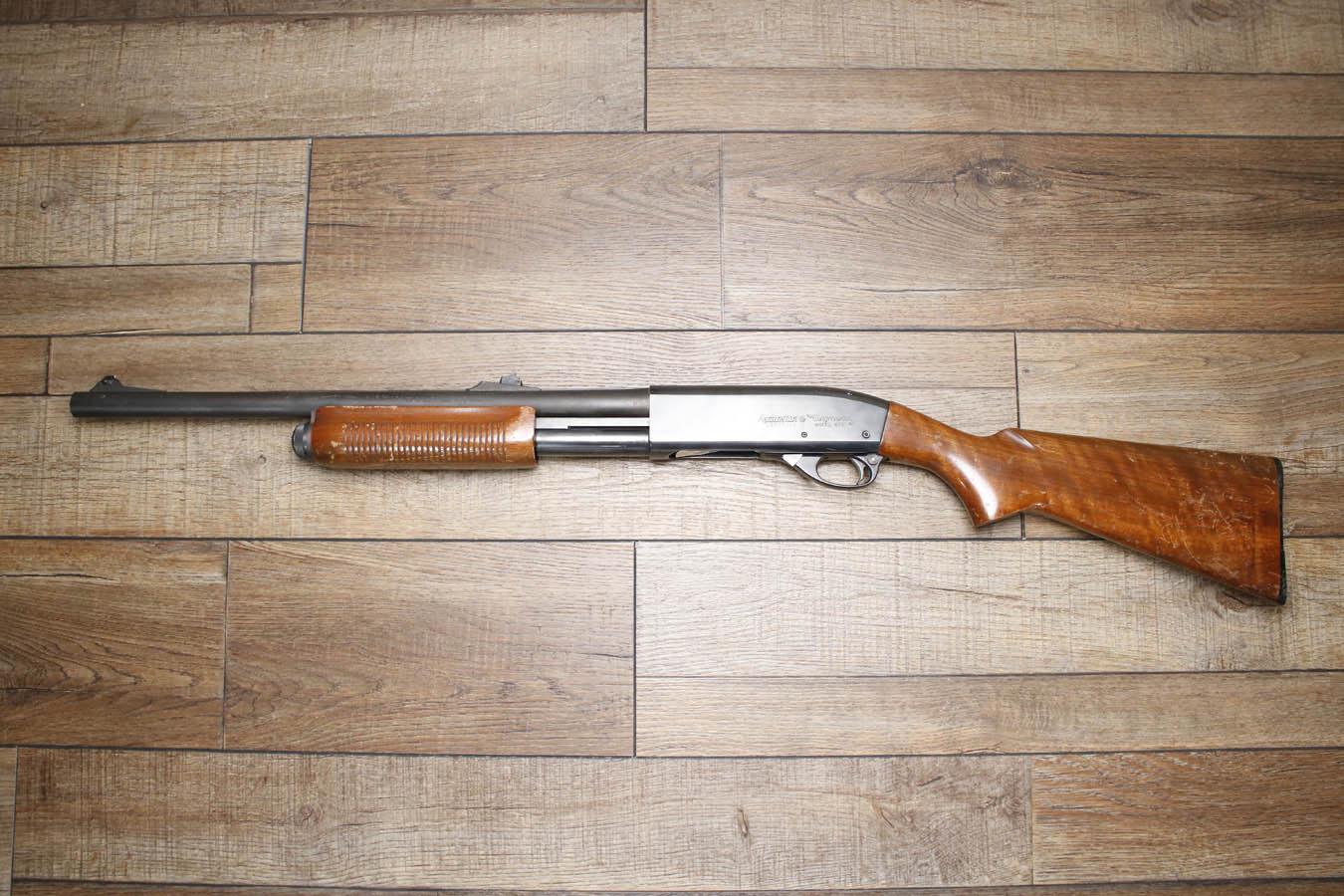 REMINGTON 870 Wingmaster 12GA Police Trade-In Shotgun with Rifle Sights