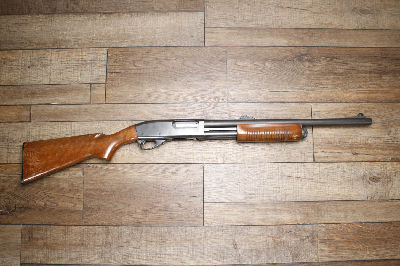 REMINGTON 870 Wingmaster 12GA Police Trade-In Shotgun with Rifle Sights