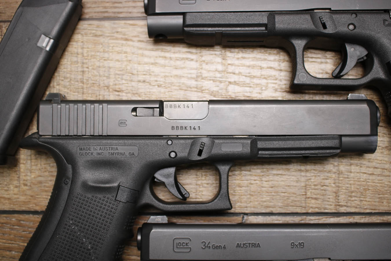 GLOCK 34 Gen4 9mm Police Trade-In Pistol with Night Sights (Very Good Condition)