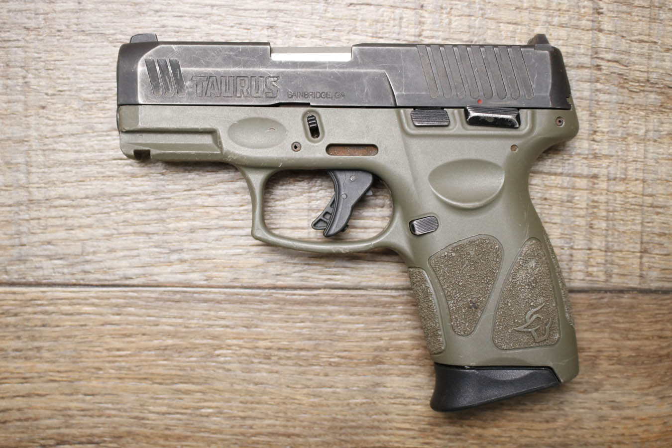 TAURUS G3C 9mm Police Trade-In Pistol with OD Green Frame