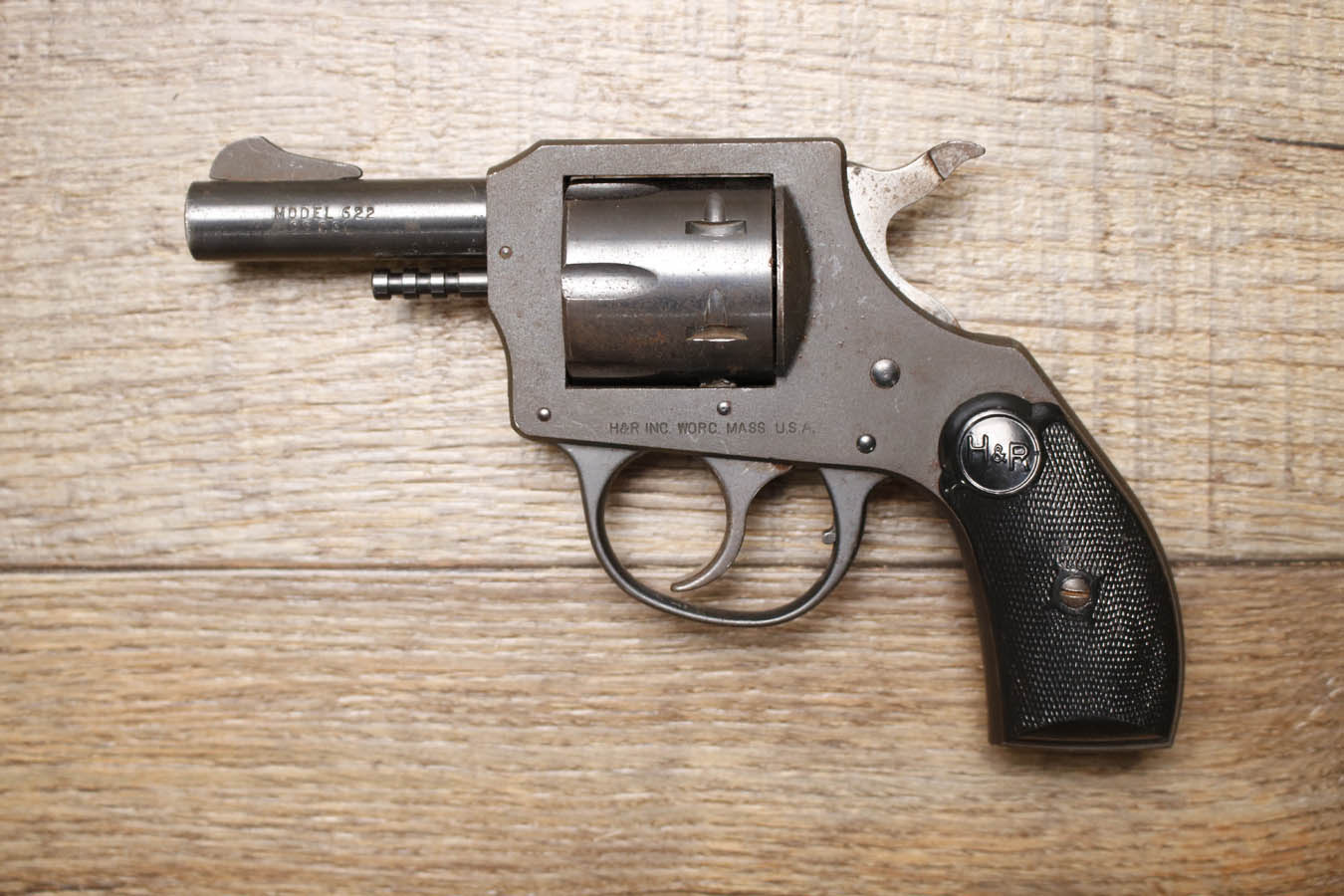 H AND R 622 22 LR Police Trade-In Revolver