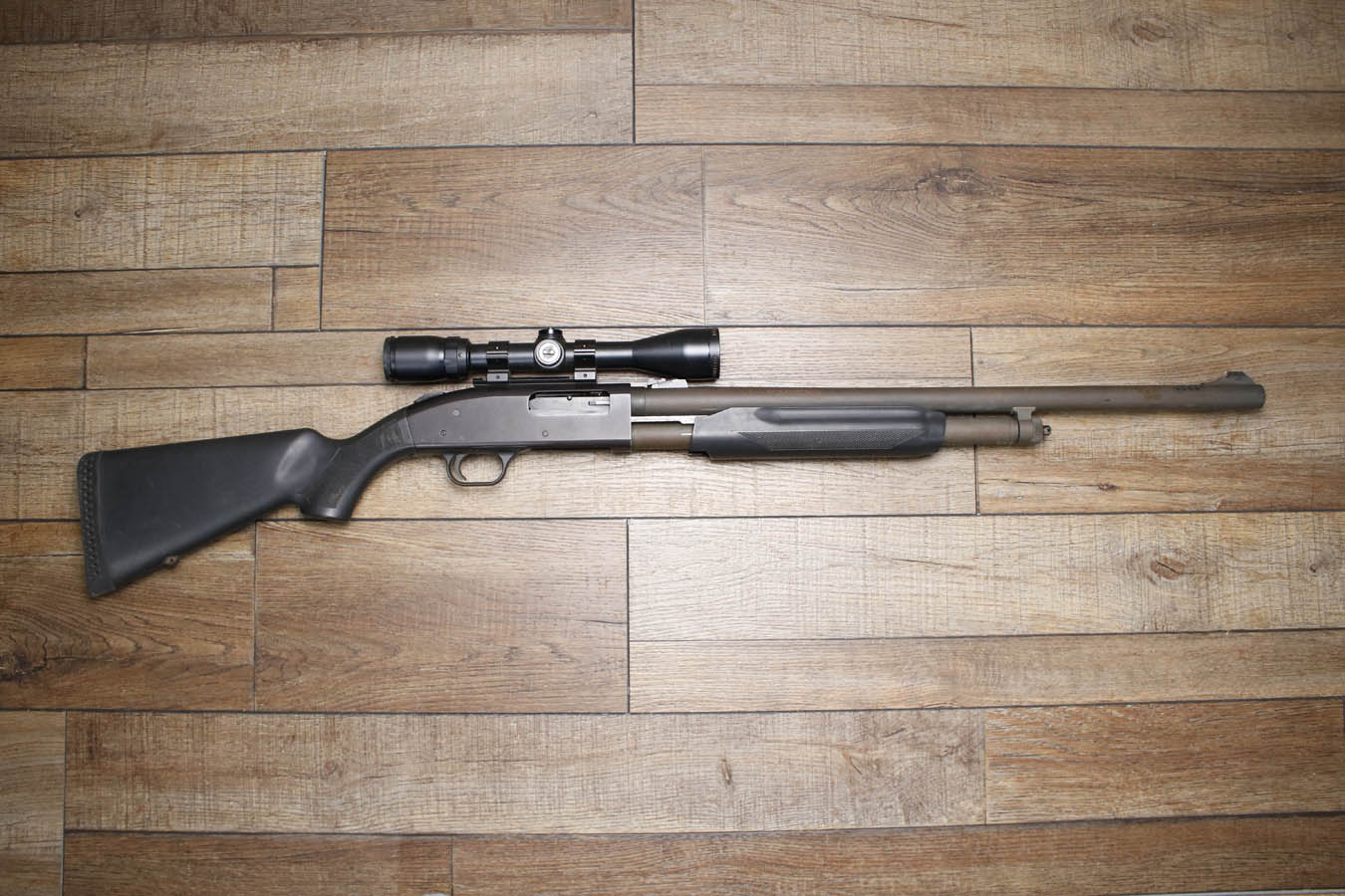 MOSSBERG 500A 12GA Police Trade-In Shotgun with Scope