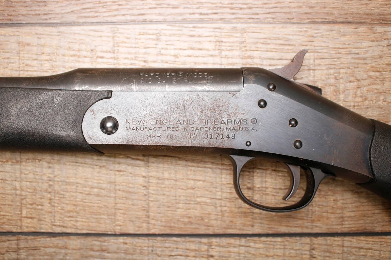 NEW ENGLAND FIREARMS Pardner Model 410GA Police Trade-In Shotgun