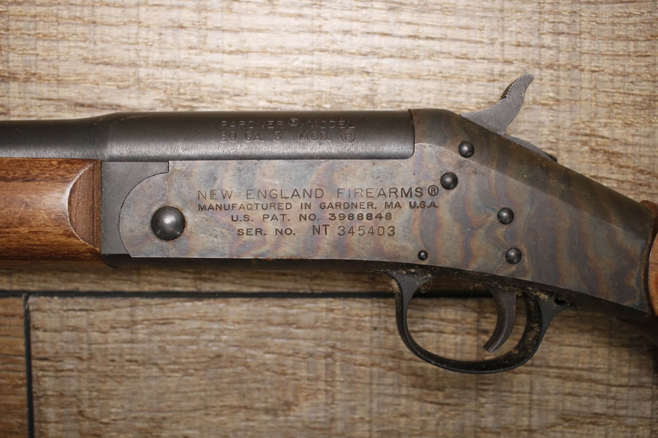 NEW ENGLAND FIREARMS Pardner 20GA Police Trade-In Shotgun