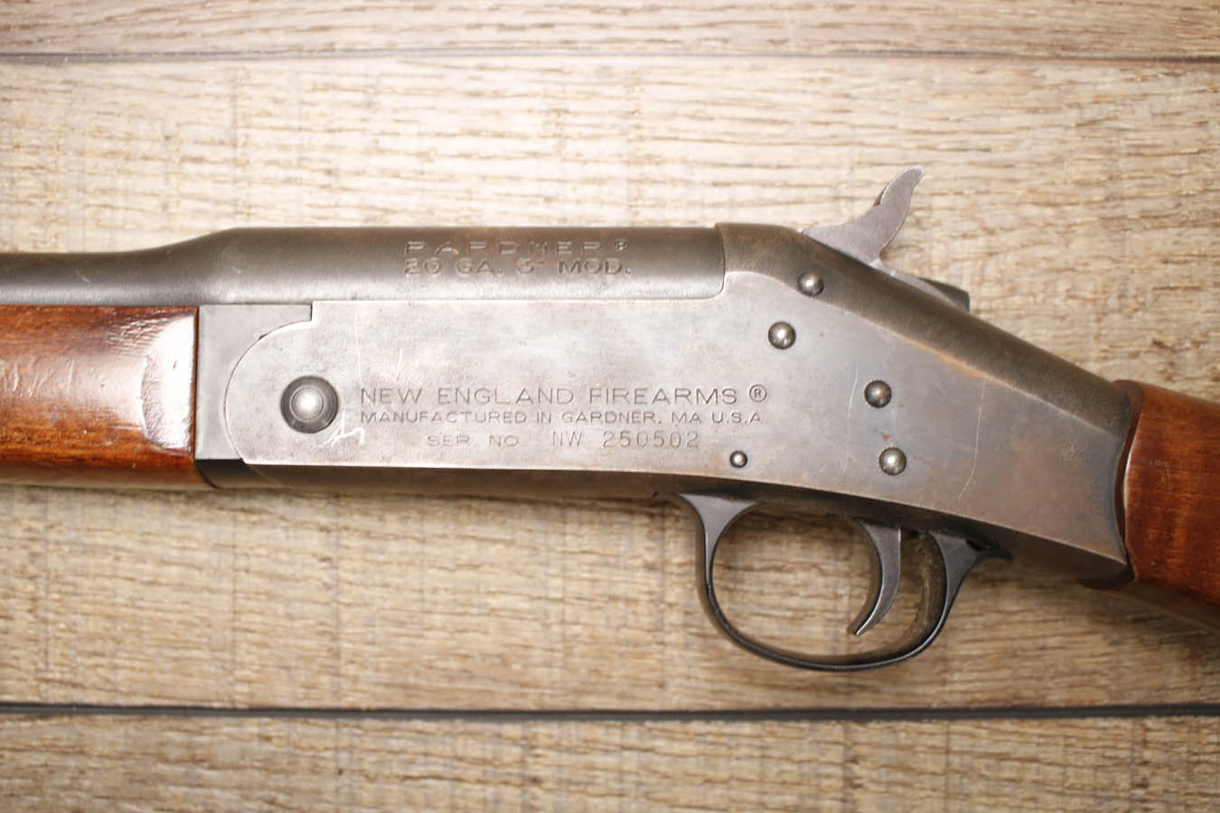 NEW ENGLAND FIREARMS Pardner 20GA Police Trade-In Shotgun