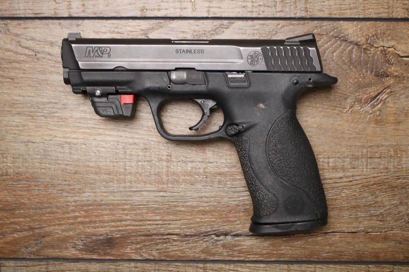 SMITH AND WESSON M&P9 9mm Police Trade-In Pistol with Laser