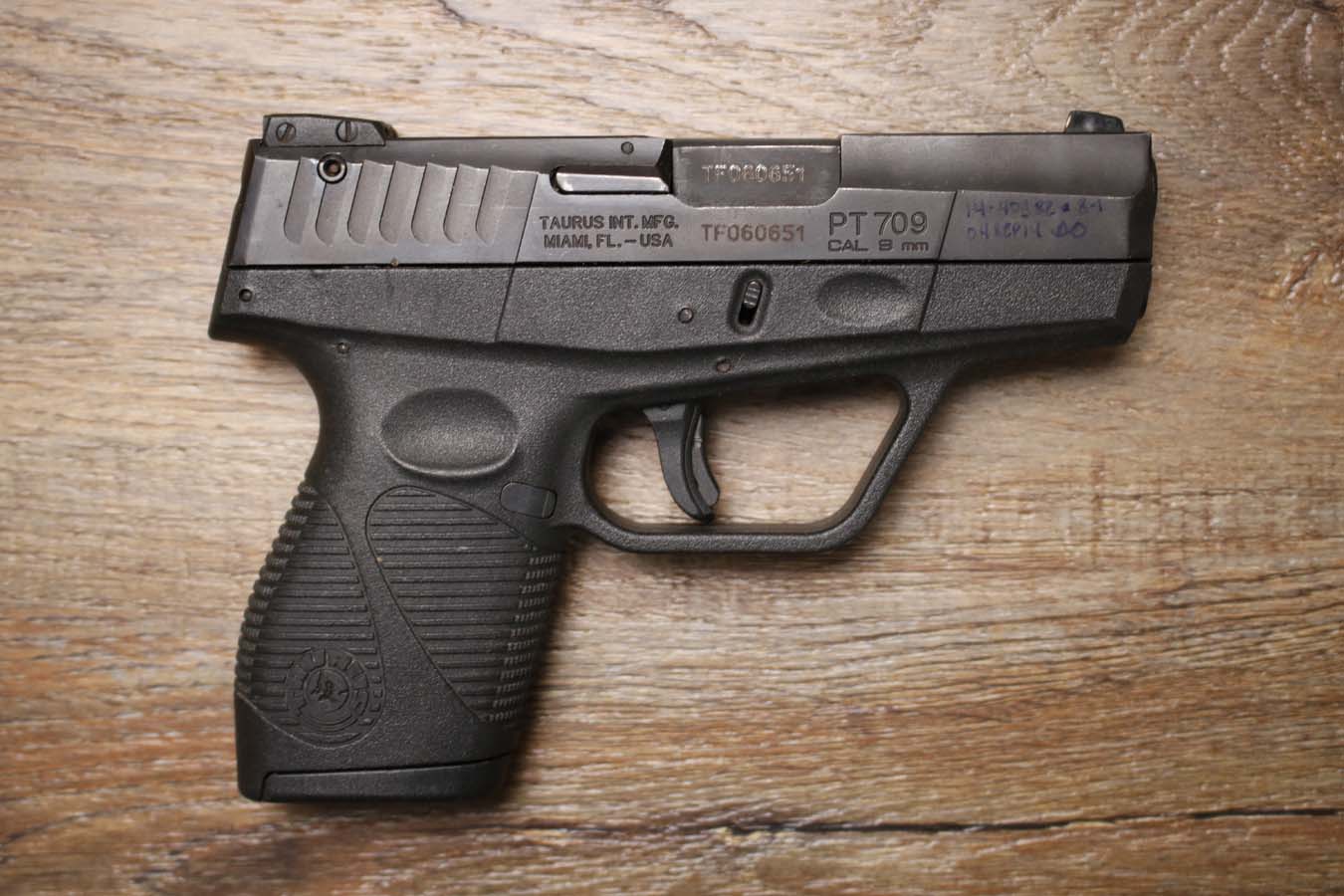 TAURUS PT709 Slim 9mm Police Trade-In Pistol