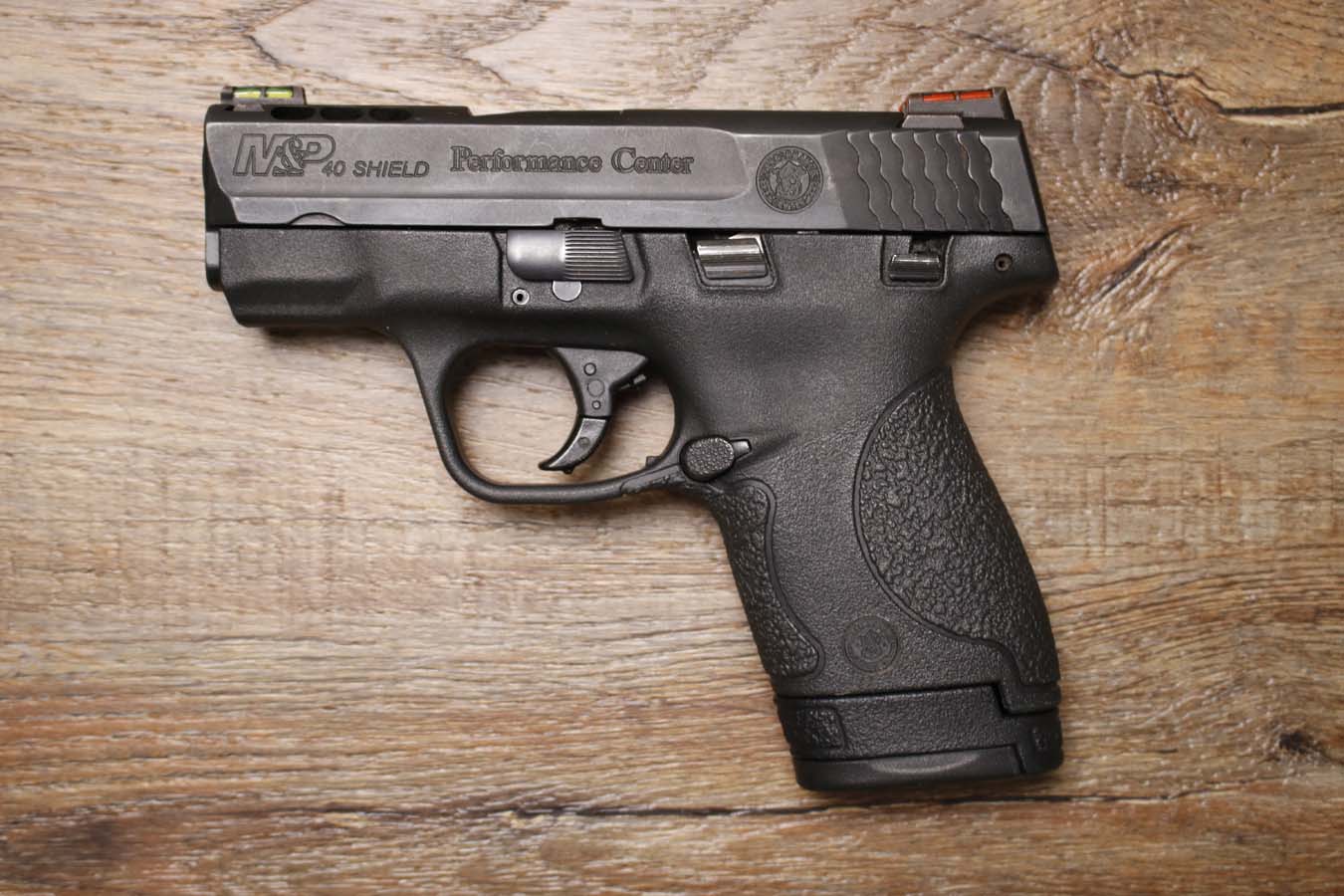 SMITH AND WESSON M&P40 Shield Performance Center 40 S&W Police Trade-In Pistol