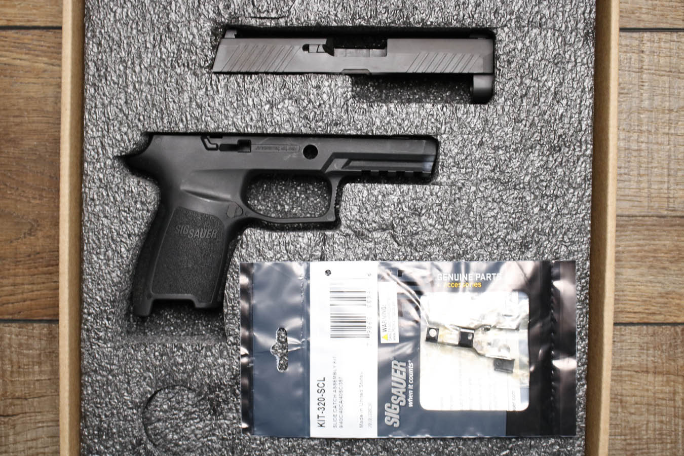 SIG SAUER P320 Compact Cal X 9mm Police Trade-In Parts Kit