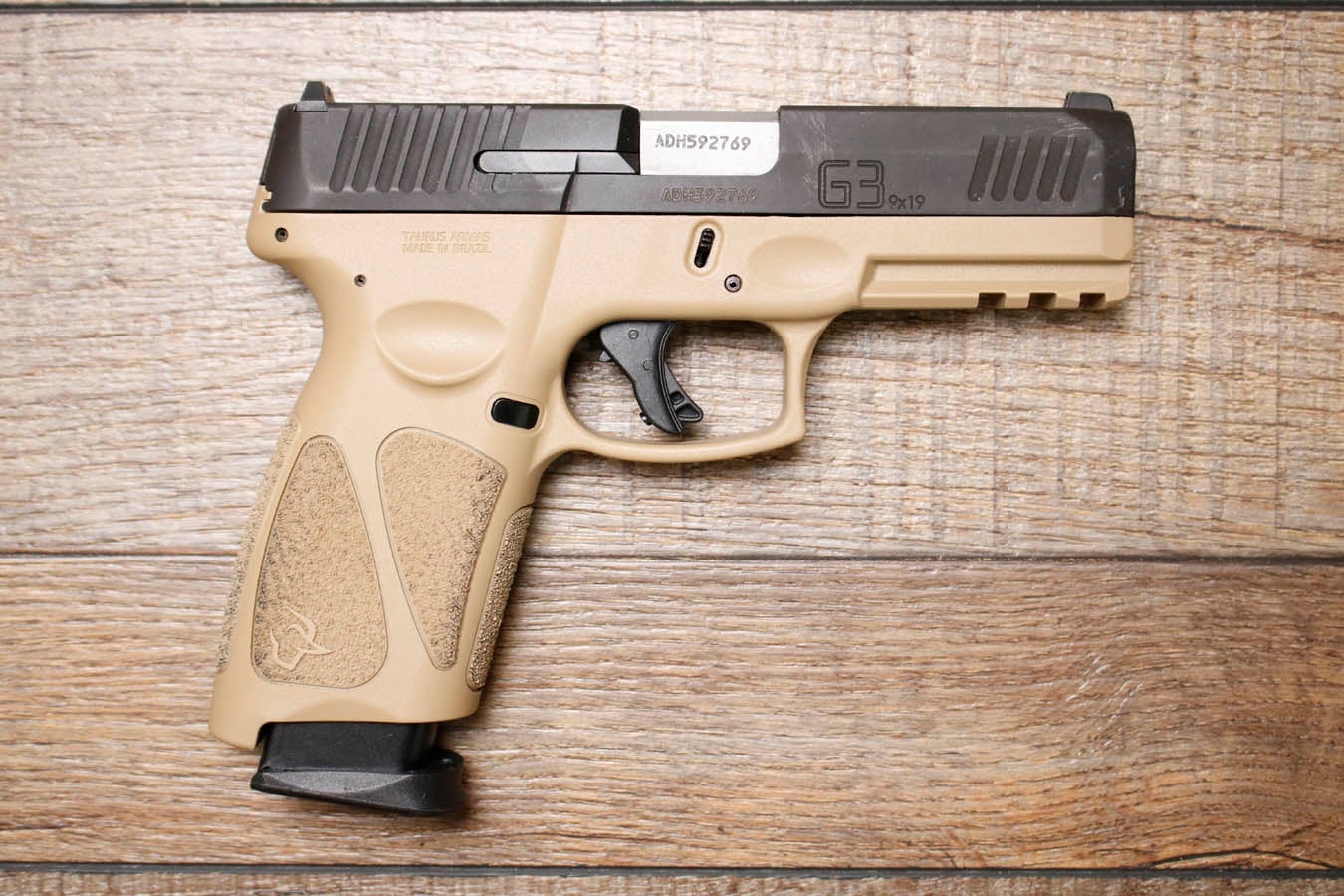 TAURUS G3 9mm Police Trade-In Pistol with Tan Frame