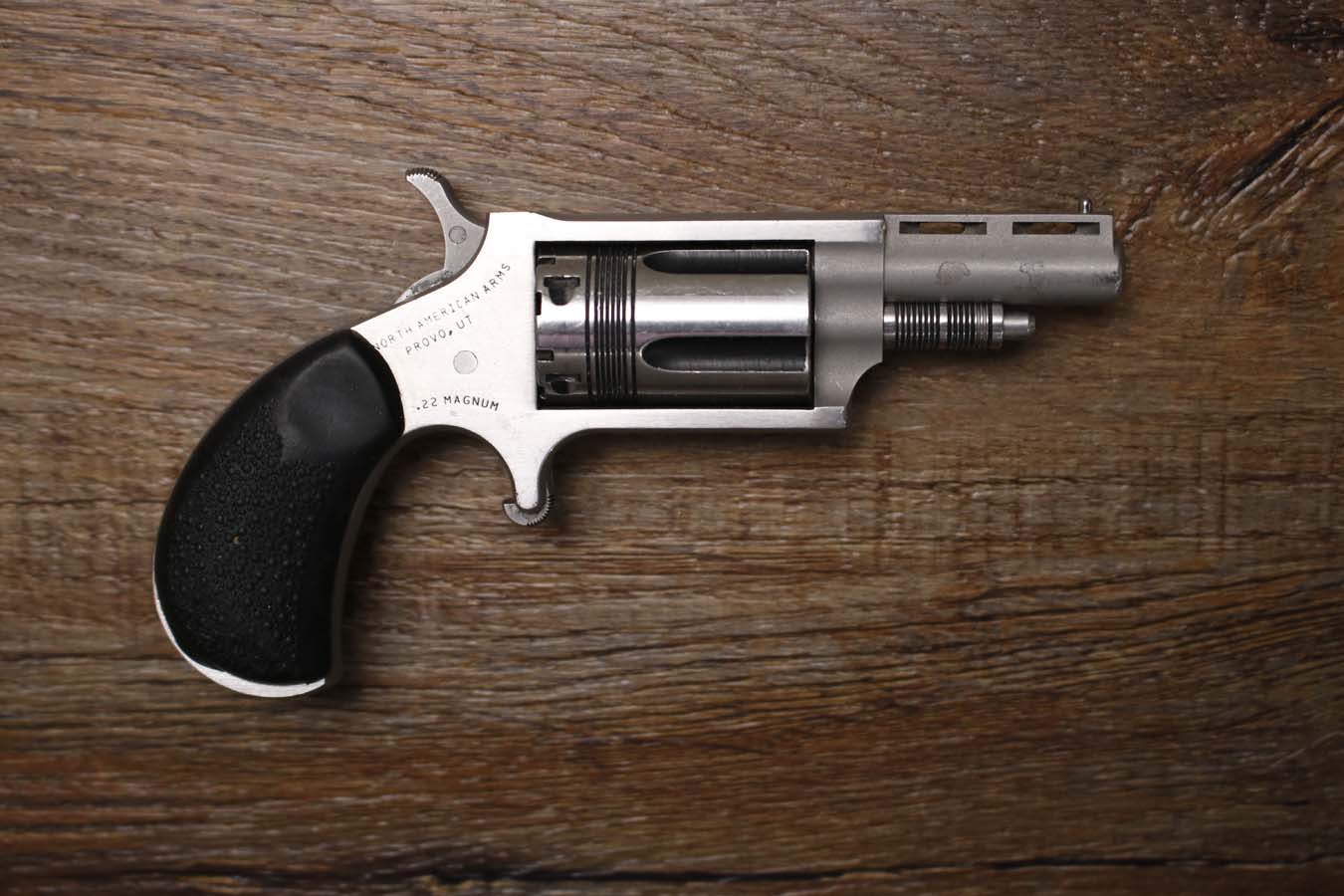 NORTH AMERICAN ARMS 22 WMR Police Trade-in Mini Revolver