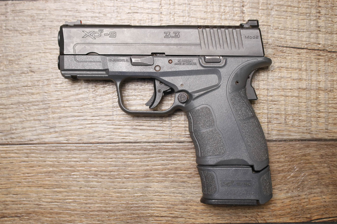 SPRINGFIELD XDS-9 9mm Police Trade-In Pistol