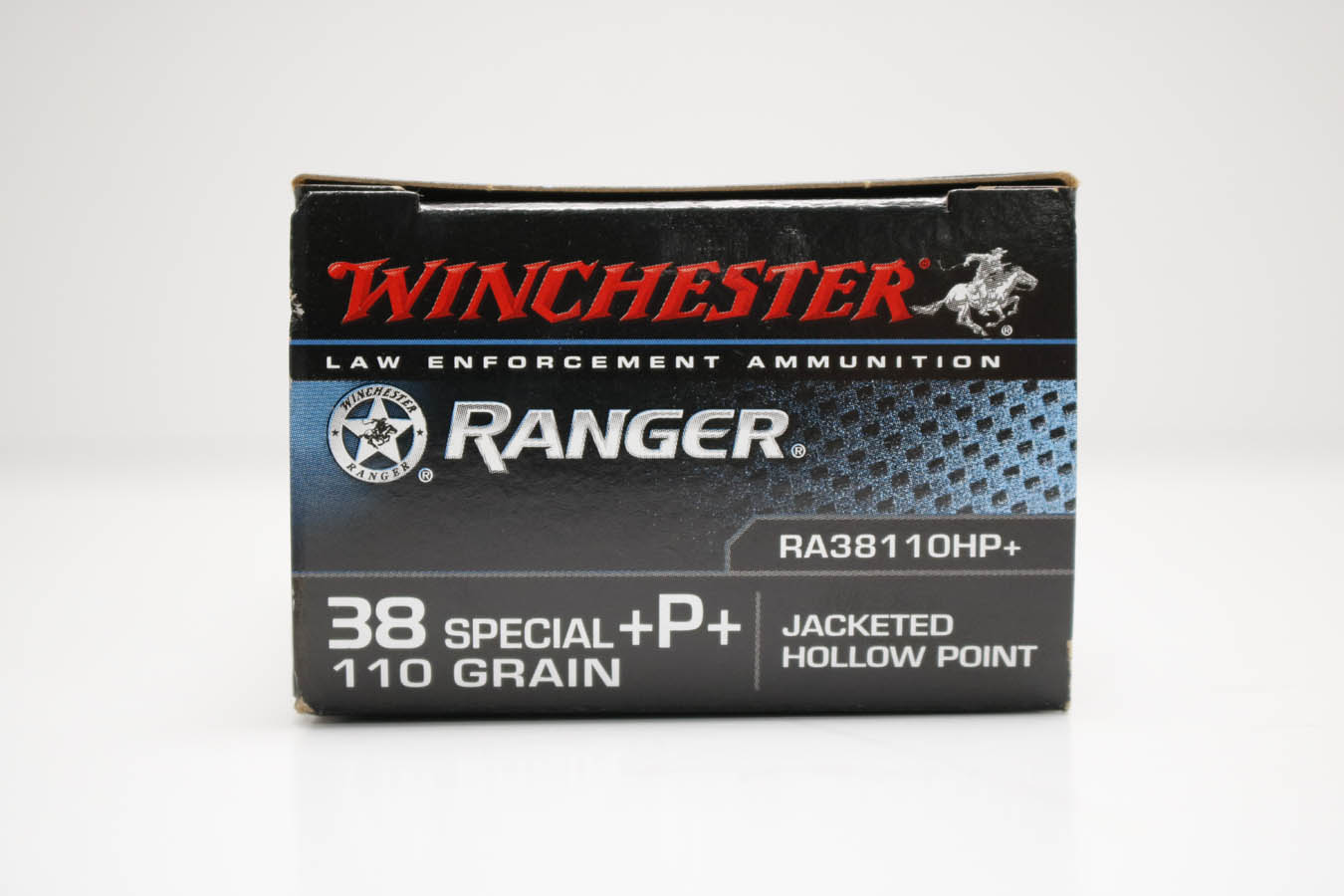 WINCHESTER 38 Special +P 110 gr Ranger JHP Police Trade-In Ammo 50/Box