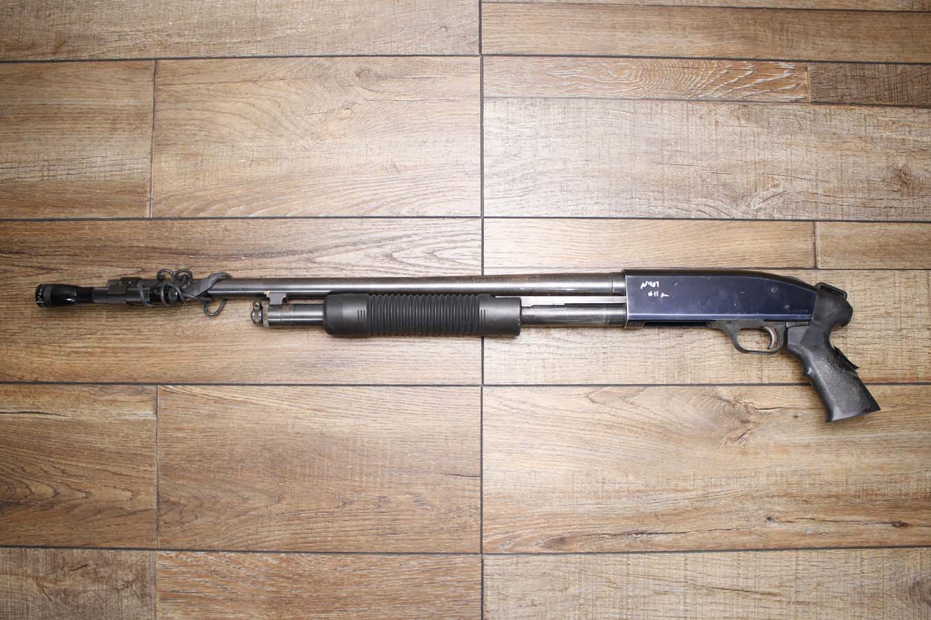 MOSSBERG 500AB 12 GA Police Trade-In Pistol Grip Shotgun
