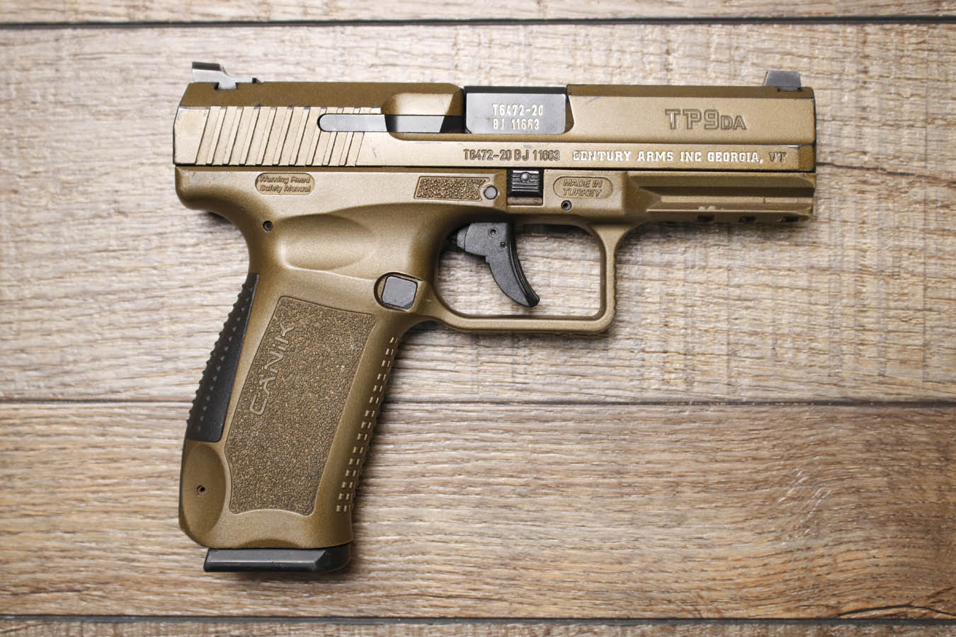 CANIK TP9DA 9mm Police Trade-In Pistol