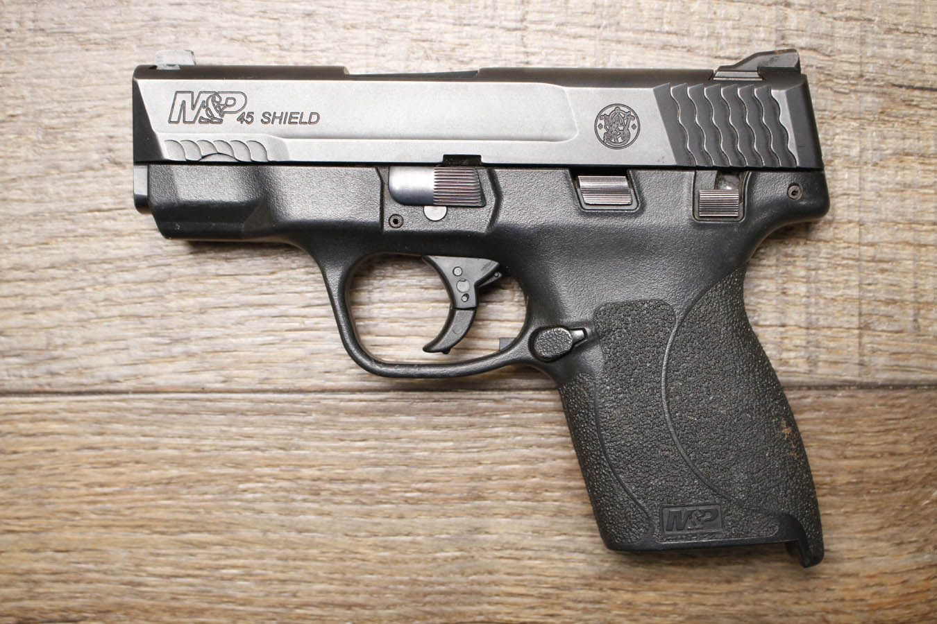 SMITH AND WESSON M&P45 Shield 45 ACP Police Trade-In Pistol (No Magazine)