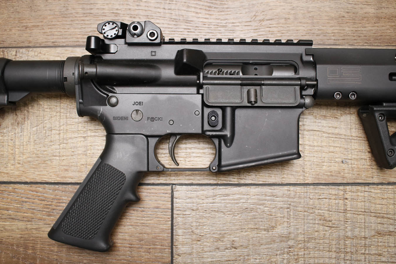 PALMETTO STATE ARMORY Letsgo-15 5.56mm Police Trade-In Limited Joe Biden Lets Go Brandon AR Pistol with SIG M400 Upper