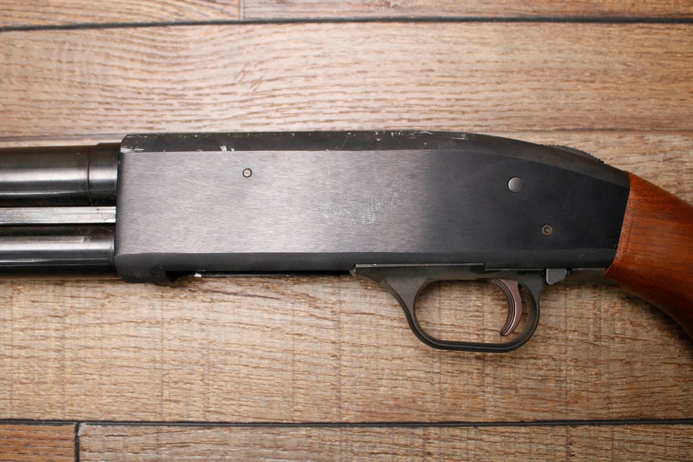 WESTERNFIELD Model 550A 12 Gauge Police Trade-in Pump Shotgun with Wood Furniture