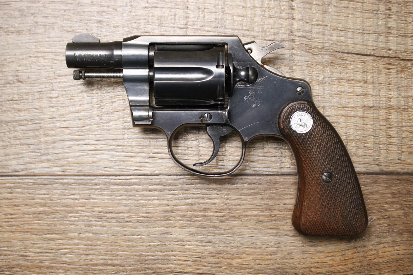 COLT Detective Special .38 Special 2 Inch 6-Shot Blued Snub-Nose Police Trade-in Revolver
