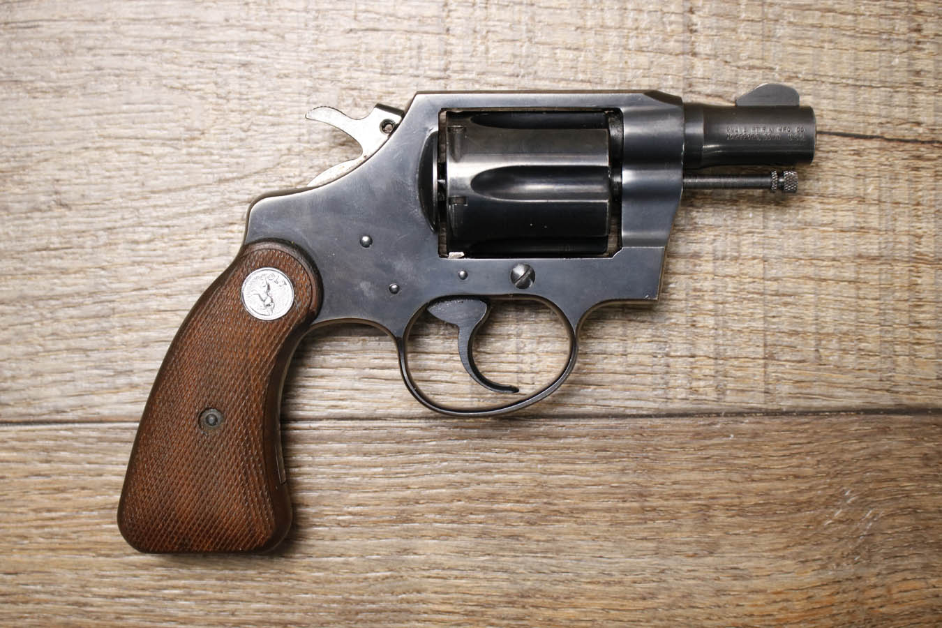 COLT Detective Special .38 Special 2 Inch 6-Shot Blued Snub-Nose Police Trade-in Revolver