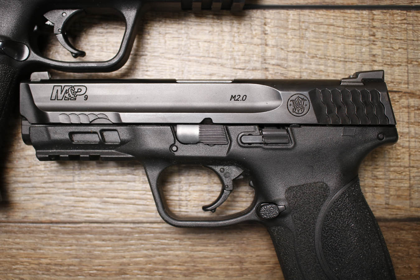 SMITH AND WESSON M&P9 M2.0 9mm Full-Size Police Trade-in Pistols with South Bend Police Department Markings