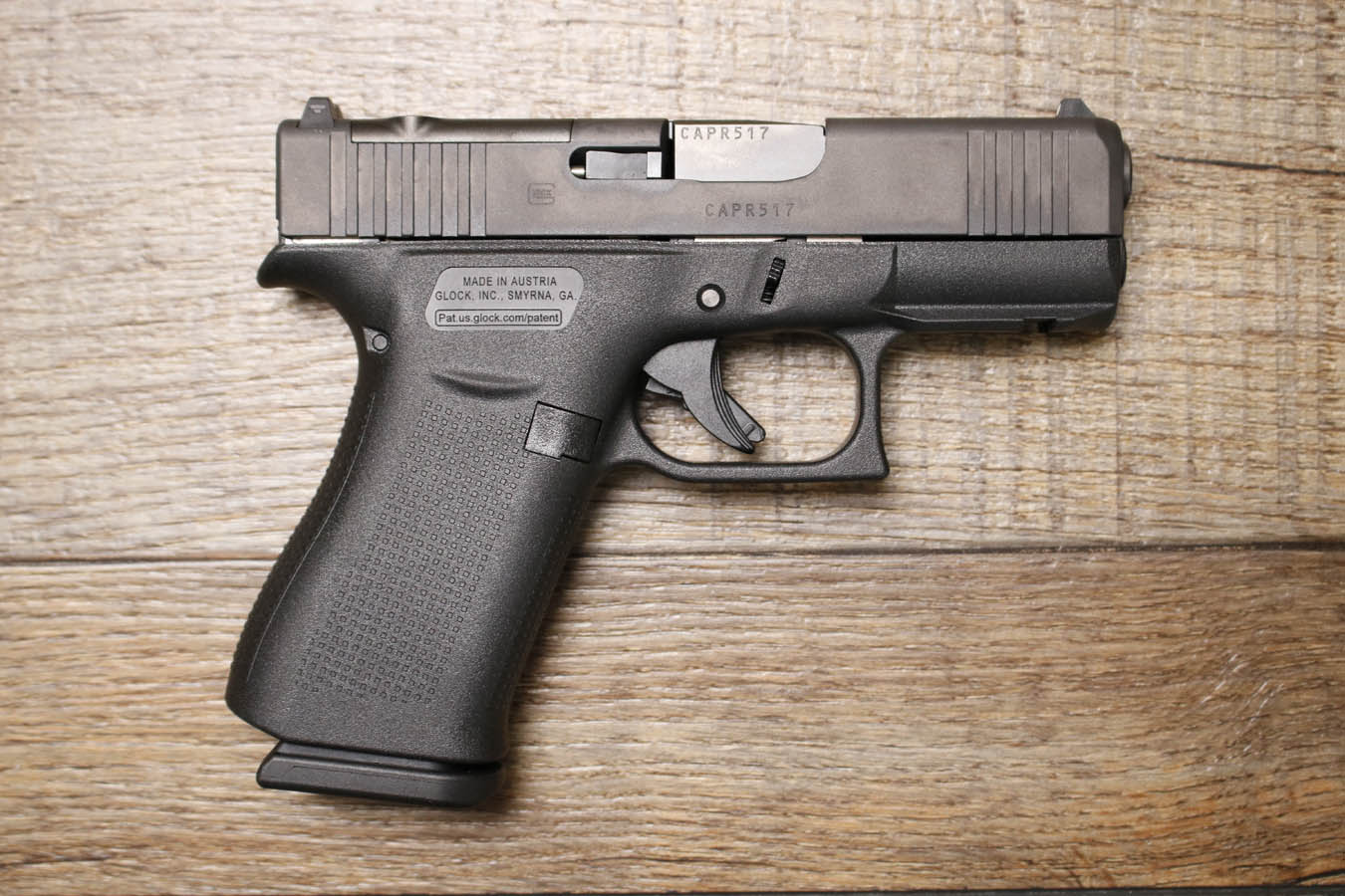 GLOCK 43X MOS 9mm Optic Ready Police Trade-in Pistol