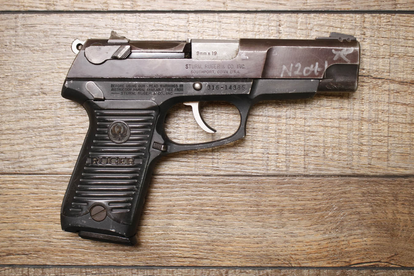 RUGER P89DC 9mm Police Trade-In Pistol