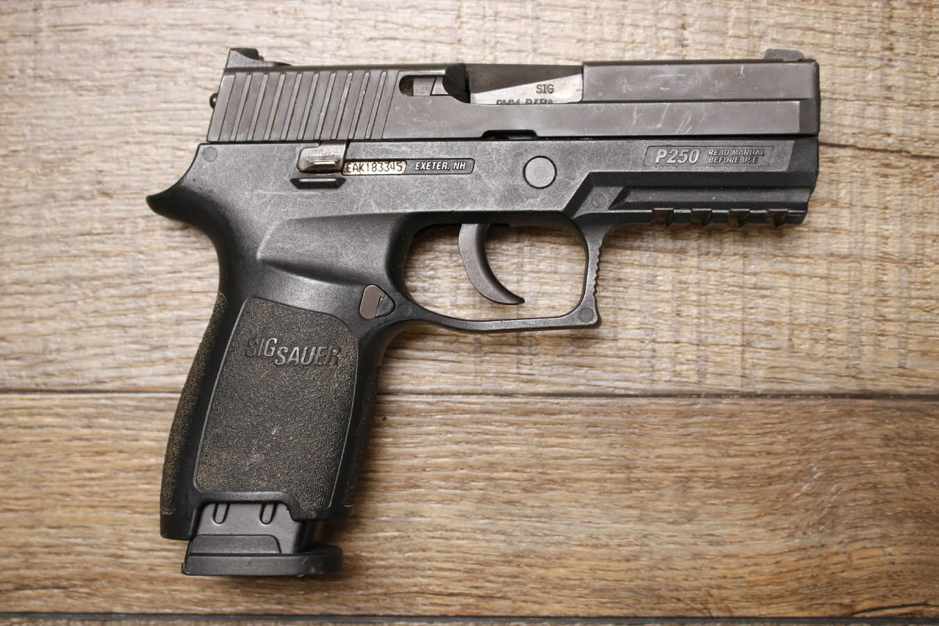 SIG SAUER P250 9mm Police Trade-In Pistol
