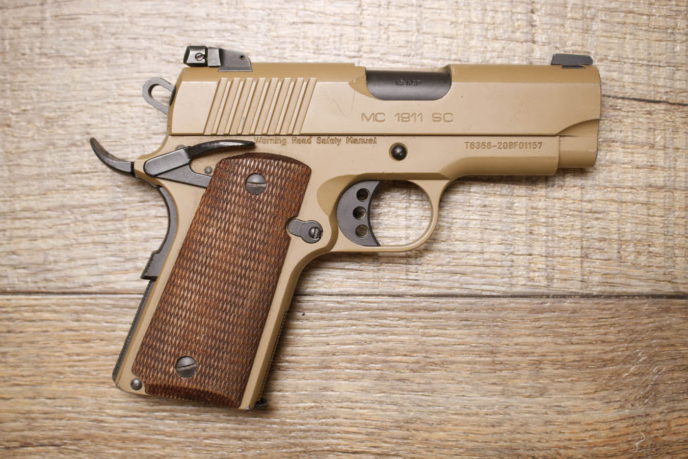 GIRSAN Girsan MC1911 SC .45 ACP FDE Compact 1911 Police Trade-in Pistol