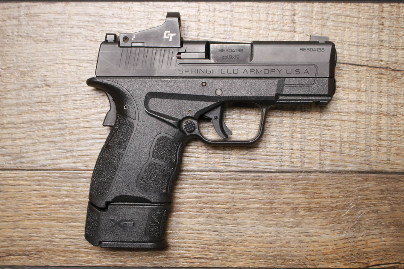 SPRINGFIELD XDS-9 9mm Police Trade-In Pistol with Crimson Trace Red Dot