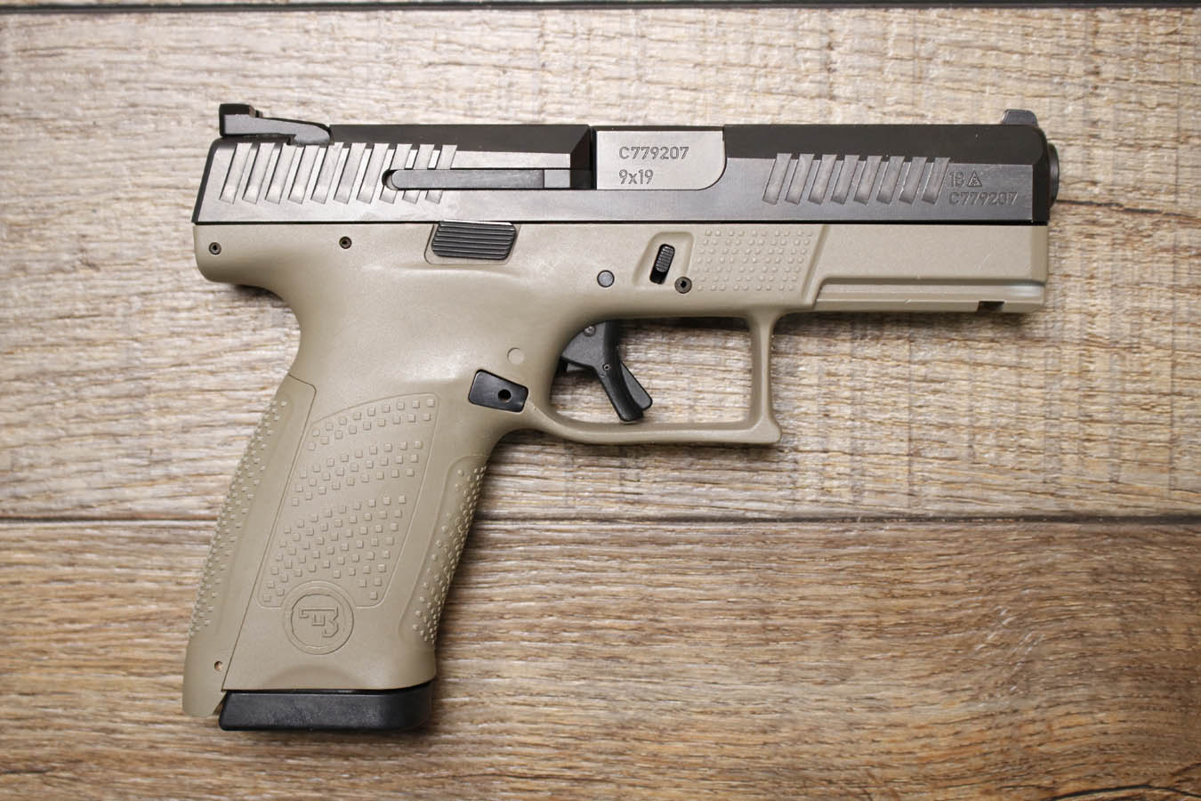 CZ P10-C 9mm FDE Police Trade-In Pistol with Holster