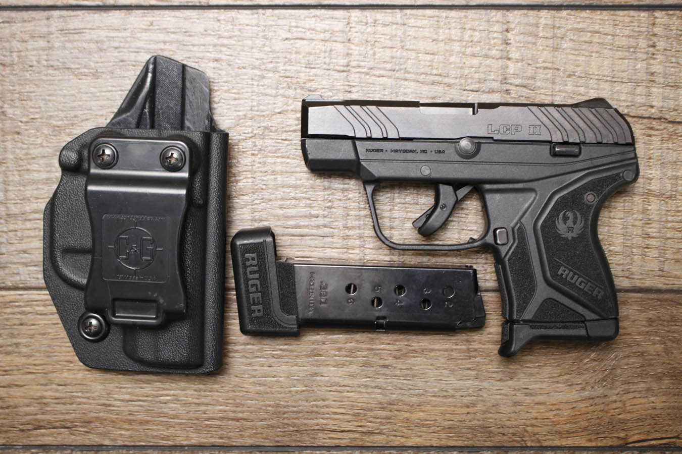 RUGER LCPII 380 ACP Police Trade-In Pistol with Holster
