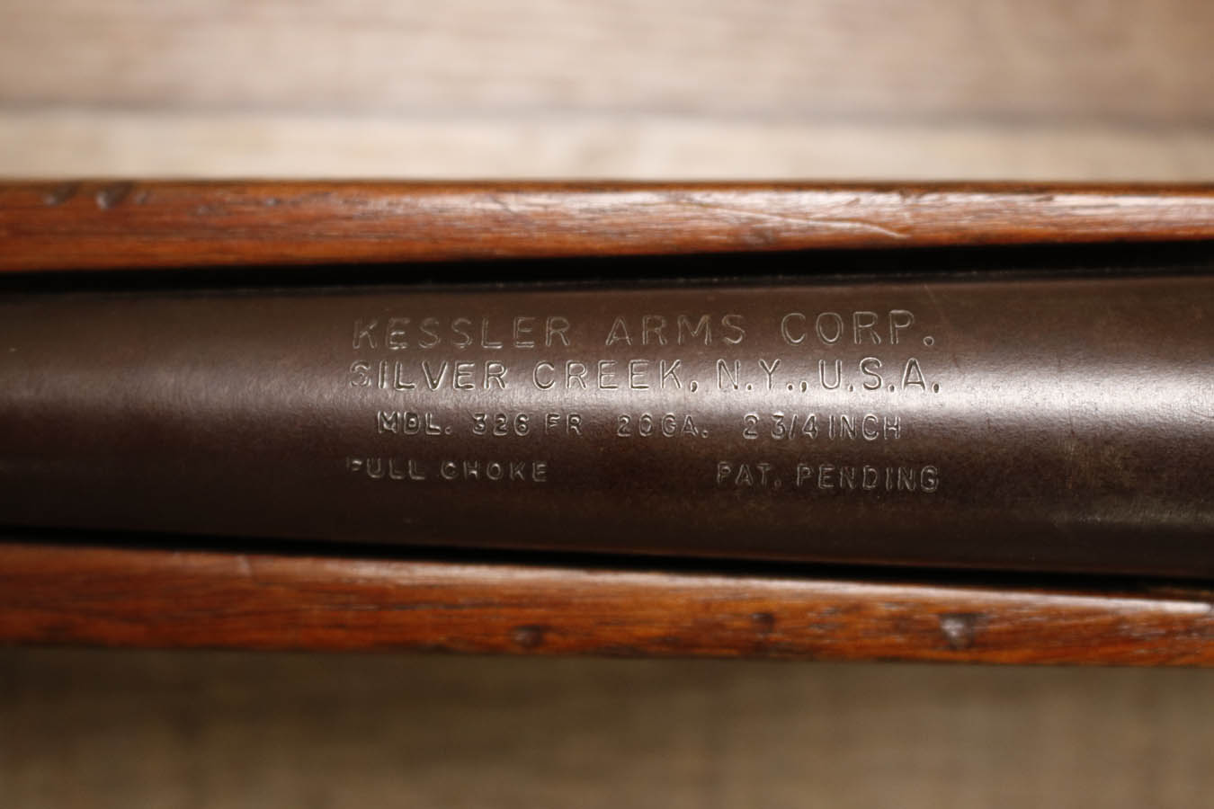 KESSLER Model 326FR 20 Gauge Full-Choke Police Trade-in Bolt-Action Shotgun