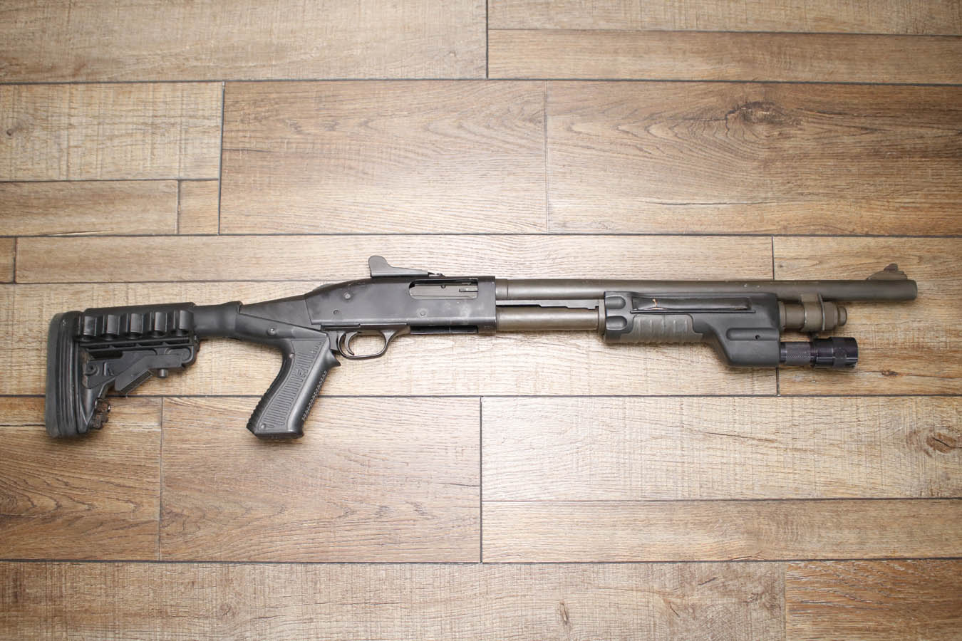 MOSSBERG M590A1 12GA Police Trade-In Shotgun with SureFire Forend