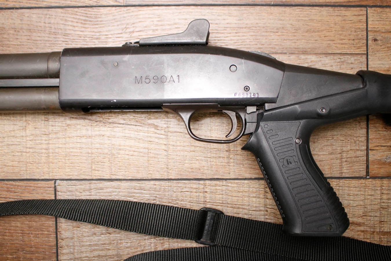 MOSSBERG M590A1 12GA Police Trade-In Shotgun with SureFire Flashlight