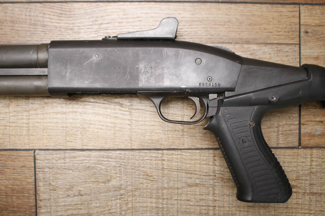 MOSSBERG M590A1 12GA Police Trade-In Shotgun with SureFire Forend