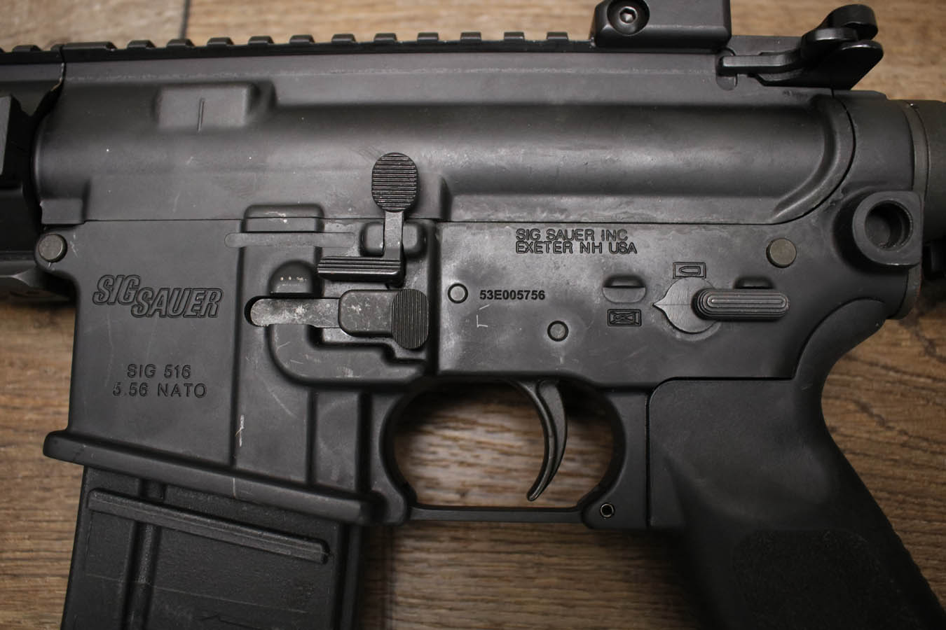 SIG SAUER SIG556 5.56mm Gas Piston Police Trade-in Rifle with Magpul Stock