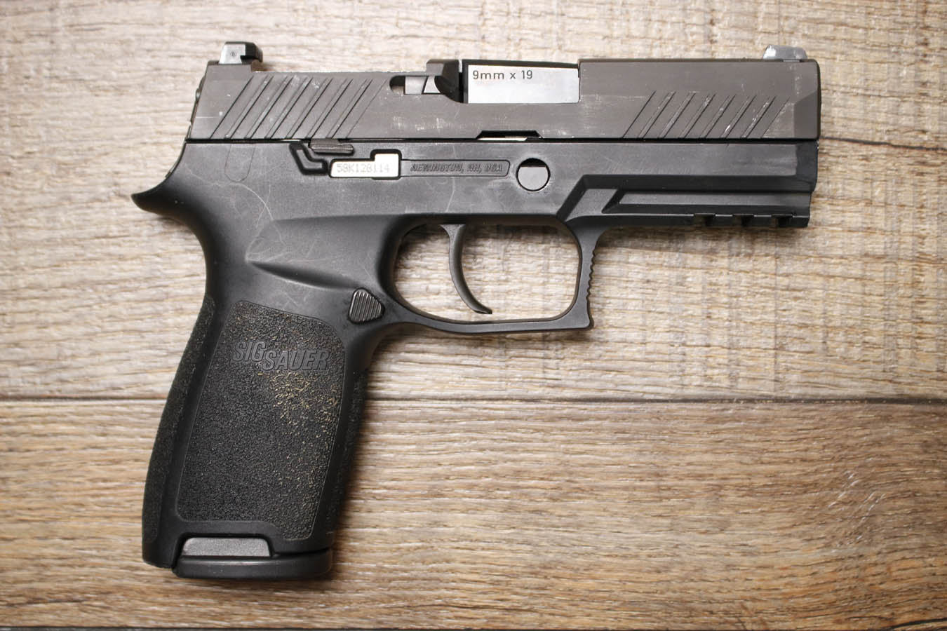 SIG SAUER P320 9mm Police Trade-In Optic Ready Pistol (Missing Optic Plate)