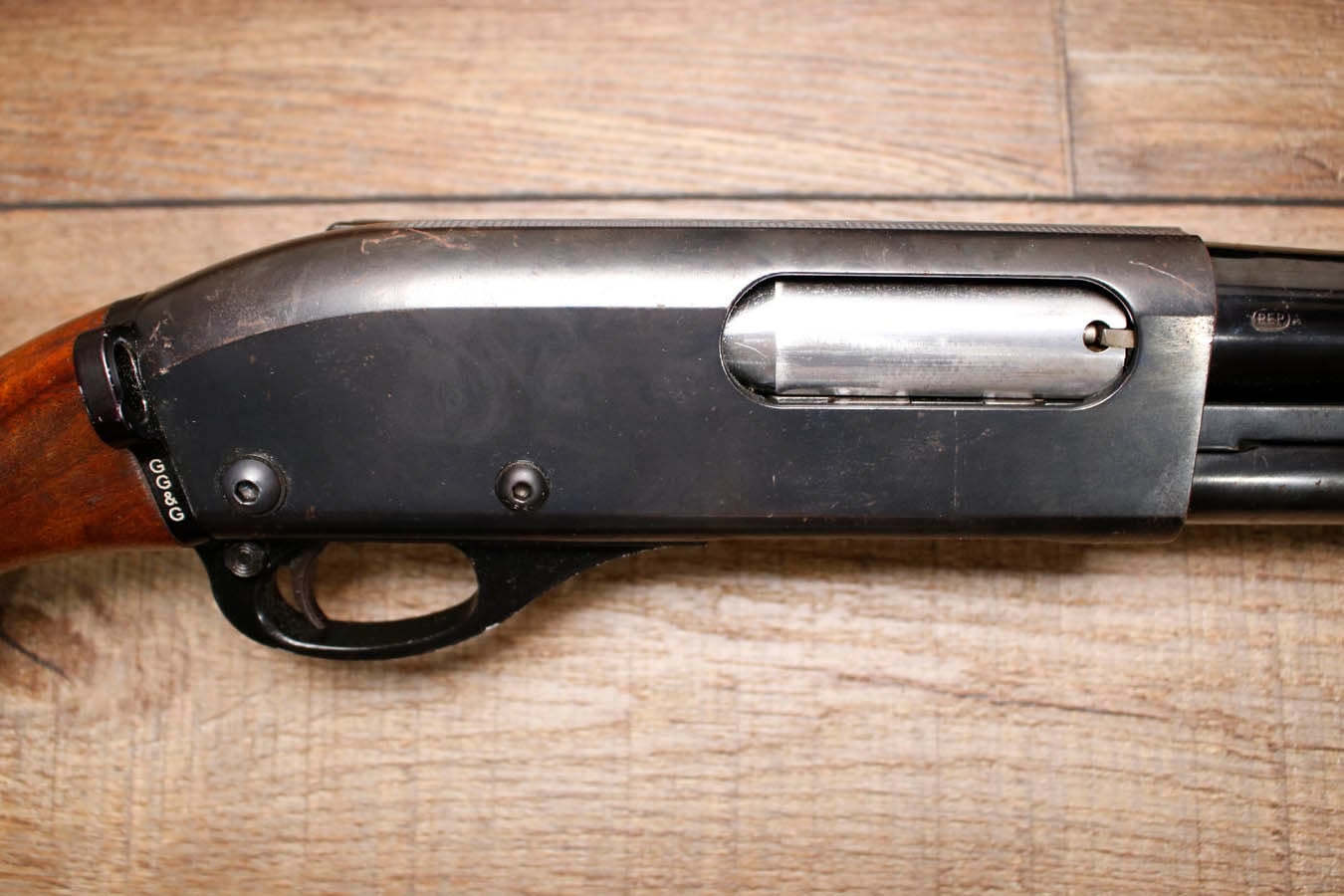 REMINGTON 870 Police Magnum 12GA Police Trade-In Shotgun with Wood Stock