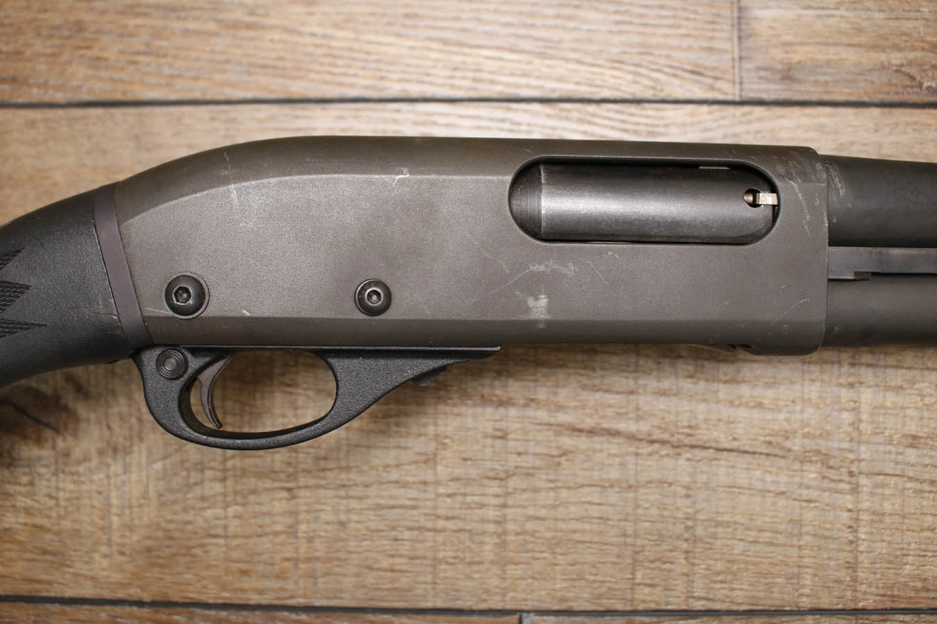 REMINGTON 870 Police Magnum 12GA Police Trade-In Shotguns with Extended Mag Tube, Rifle Sights and Side Saddle
