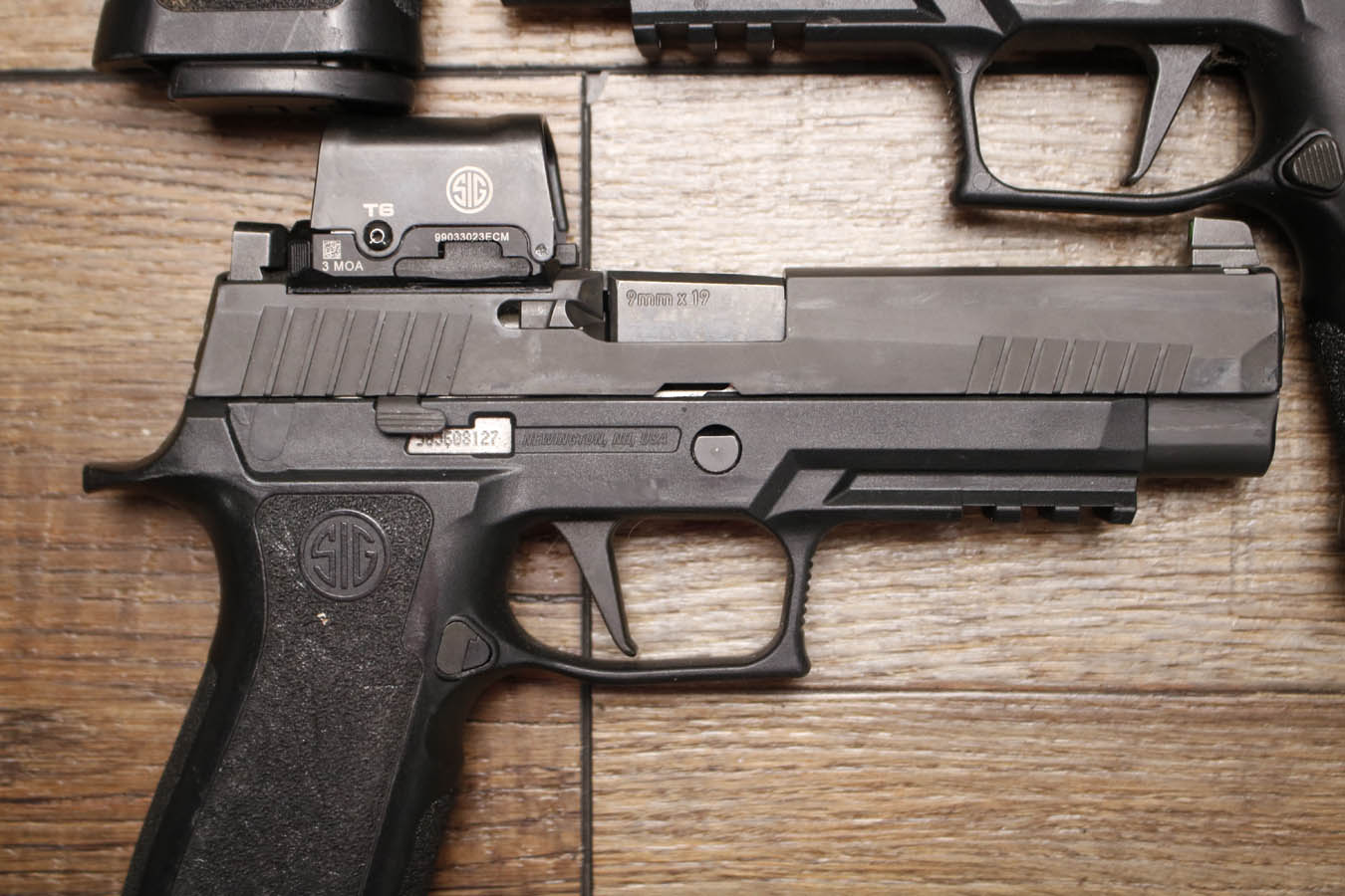 SIG SAUER P320 Full Size 9mm Police Trade-In Pistol with Romeo 2 Red Dot and Night Sights (Fair Condition)