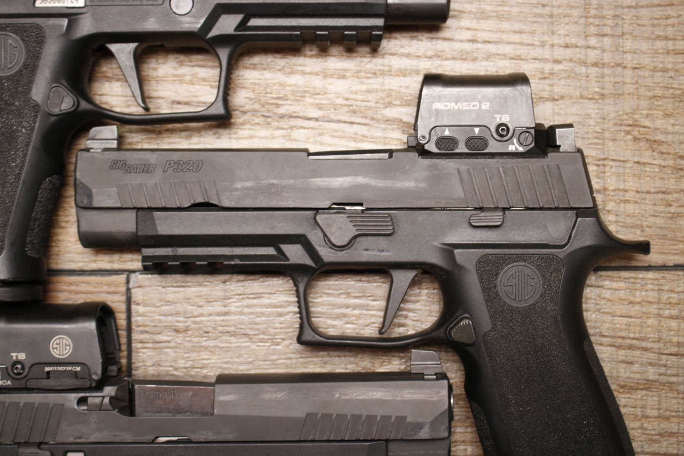 SIG SAUER P320 Full Size 9mm Police Trade-In Pistol with Romeo 2 Red Dot and Night Sights (Fair Condition)