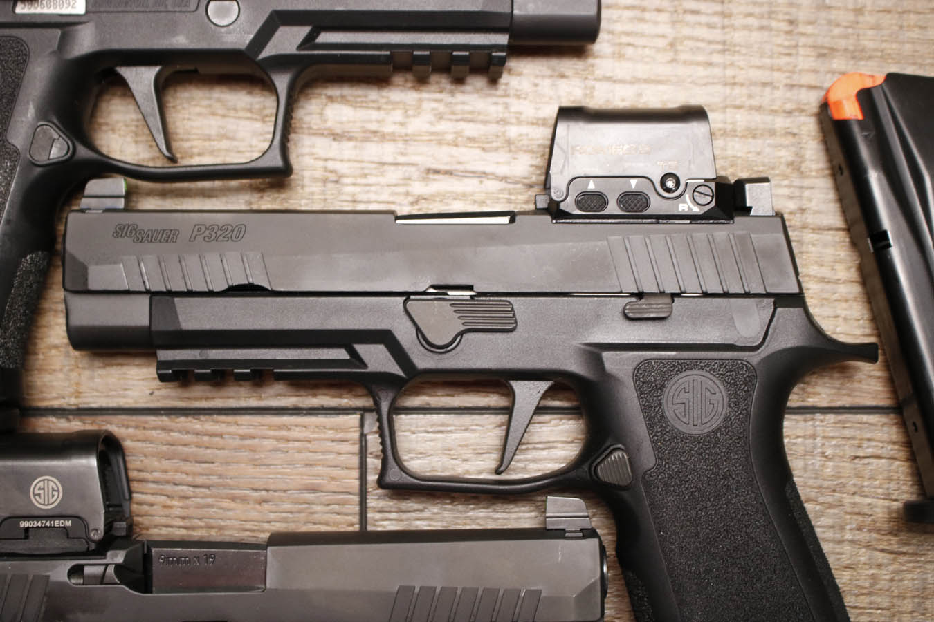 SIG SAUER P320 Full Size 9mm Police Trade-In Pistol with Romeo 2 Red Dot and Night Sights (Good Condition)