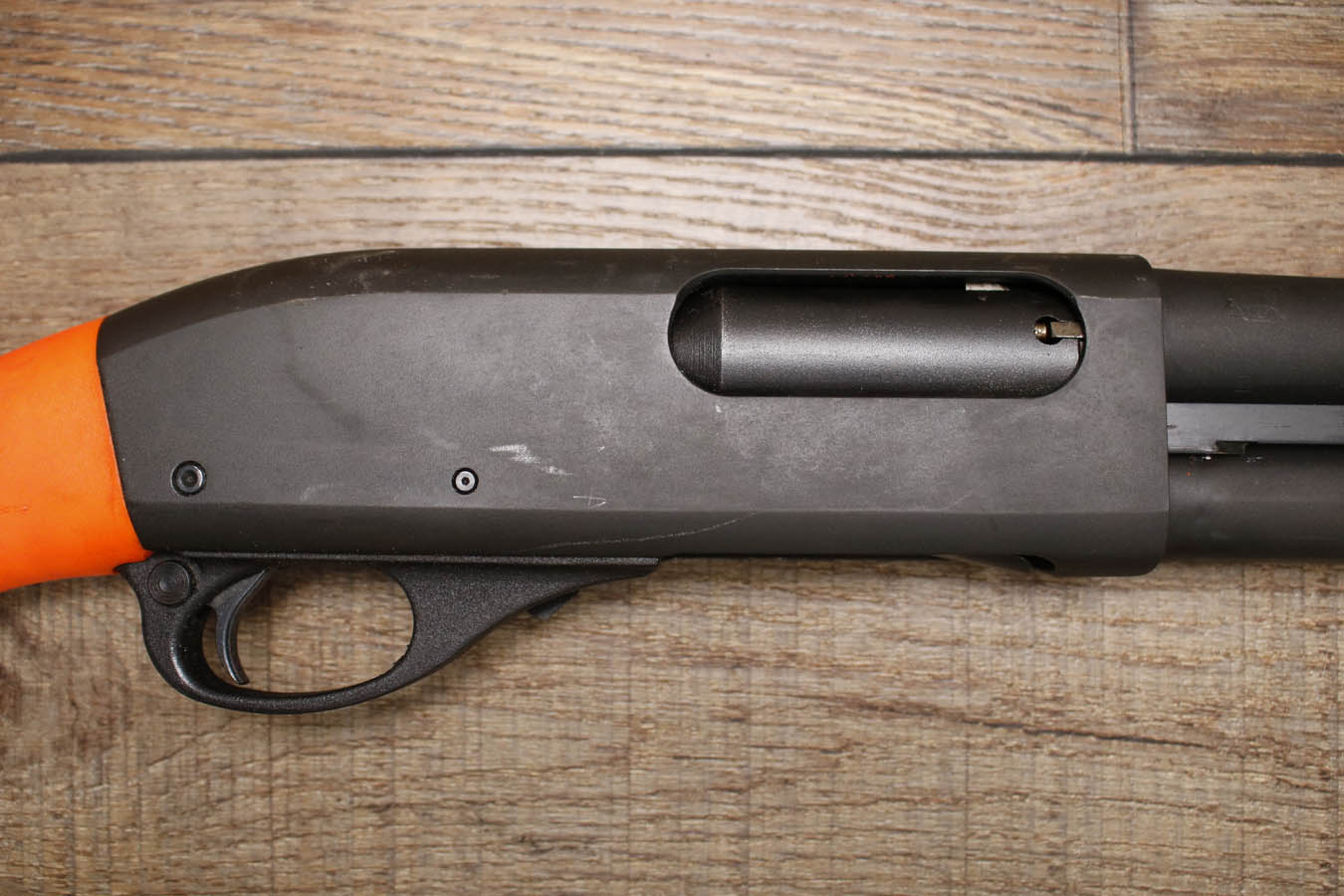 REMINGTON 870 Police Magnum 12GA Police Trade-In Shotgun with Synthetic Orange Furniture