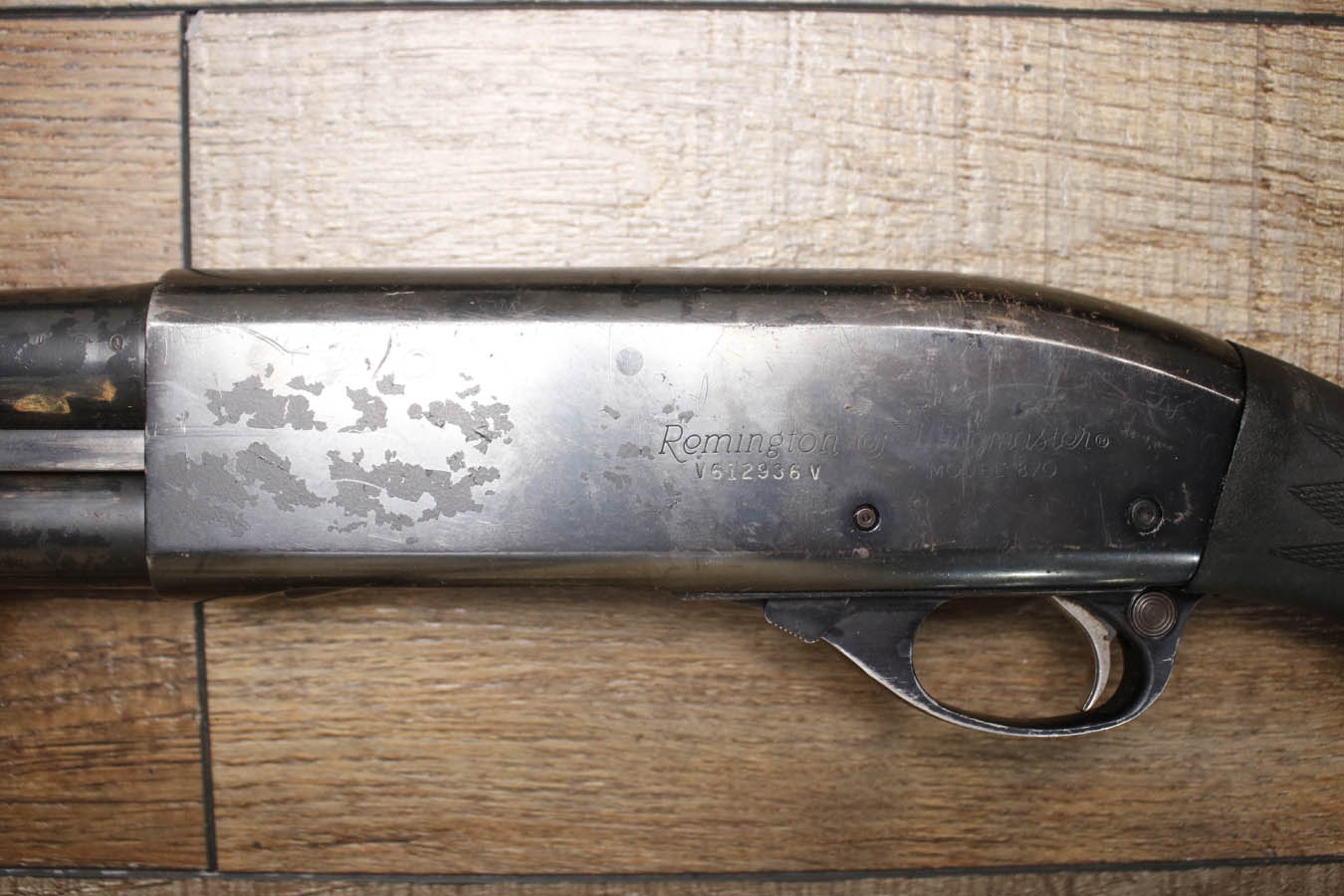 REMINGTON 870 Wingmaster 12GA Police Trade-In Shotgun with Synthetic Stock