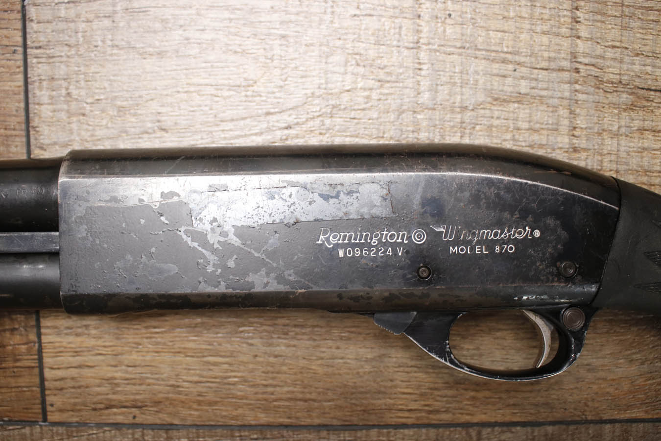 REMINGTON 870 Wingmaster 12GA Police Trade-In Shotgun with Synthetic Stock